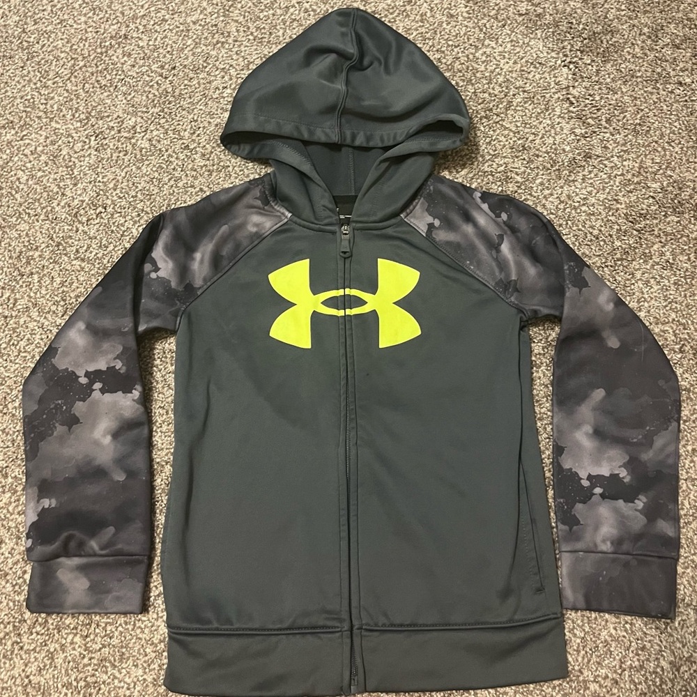 Under Armour Kids Hoodie - Gray & Yellow